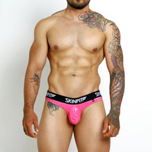 Load image into Gallery viewer, *PINK LATEX BULGE THONG