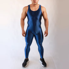 Load image into Gallery viewer, *NAVY BLUE LONG SINGLET SCULP
