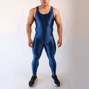 *NAVY BLUE LONG SINGLET SCULP